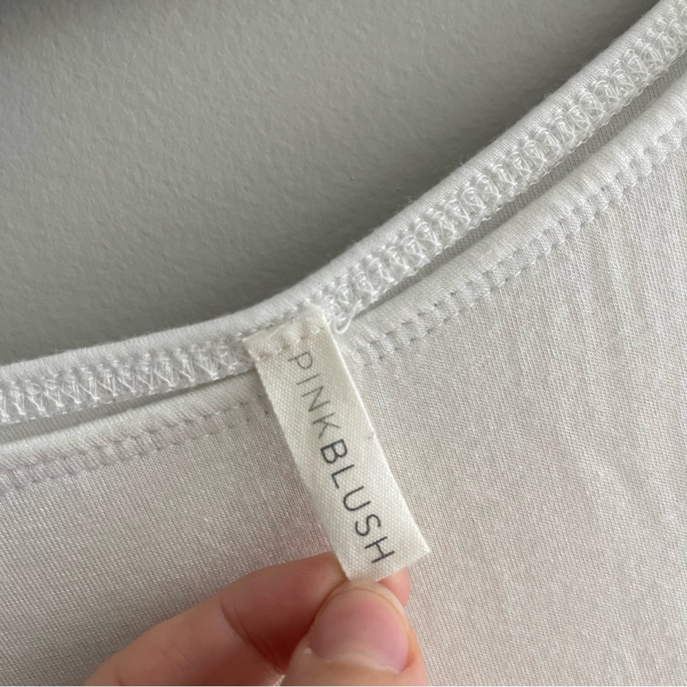 Pinkblush Maternity Ivory Solid Off Shoulder Maxi… - image 4